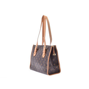 Louis Vuitton Leather Brown Handbag Popincourt Monogram
